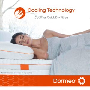 Dormeo Twin Mattress Topper and Premium Waterproof Mattress Protector Bundle