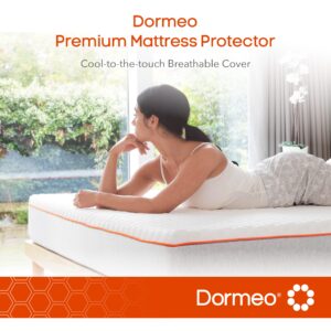 Dormeo Twin Mattress Topper and Premium Waterproof Mattress Protector Bundle