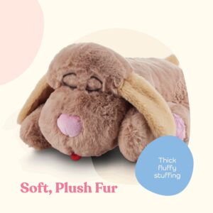 Heartbeat Plush Dog Toy - Heartbeat Helps for Dog Anxiety Relief and Calming Aid - Stuffed Dog Toys with 2 Disposable Heat Packs - Comfort Toy for Puppy Dogs Cats Pets -Plush Toys for Dogs