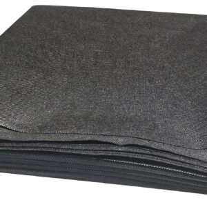 3 yds. X 63 ins. Upholstery Dust Cover Fabric Replacement, Non-Woven Black Cambric Fabric for Under Cloth of Couches, Recliners, Loveseats, Chairs, Sofas or Mattresses Bottom Cover