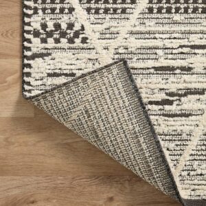 Loloi II Fabian Charcoal/Ivory 7'-10" x 10' Area Rug