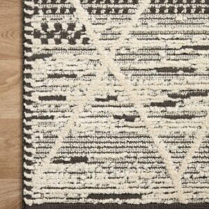 Loloi II Fabian Charcoal/Ivory 7'-10" x 10' Area Rug