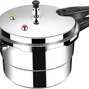 9.5 Quart Pressure Cooker Aluminum Alloy with Multiple Safety - Double Option Gas and Induction 26CM = 9 Liter + Extra Gasket