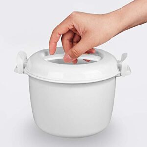 Rice Cooker Multifunction Small Lunch Container Cooker for Oven 17.5x21x14cm