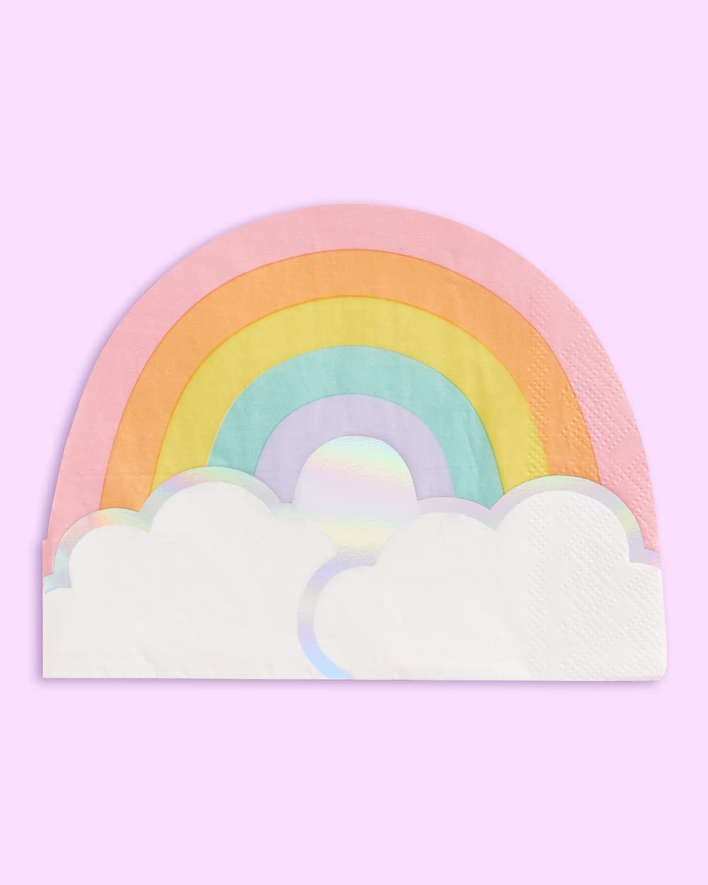 xo, Fetti Rainbow Napkins - 3-ply, 25 pcs | Happy Pastel Birthday Party Decorations, Cute Bachelorette Party, Cool Cake Plates, Unicorn Bday, Baby Shower