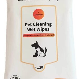 Aurora Pet Bundle Pack (2) Merrick Fresh Kisses Real Pumpkin & Cinnamon Flavor Small Breed Dog Dental Treats Grooming Wipes