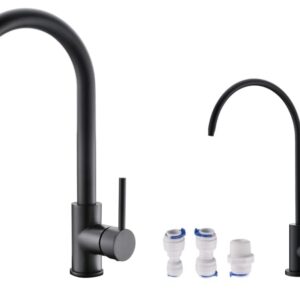 Kitchen Faucet with Purifier Faucet Matte Black Color