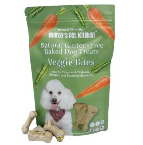 marcy's pet kitchen-diabetic dog treats-vet recommend-homemade - crunchy, all natural-vegan homemade,-gluten free-for sensitive stomachs-made in the usa only.