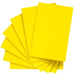 iooleem yellow felt sheets, 30pcs 7"x11.3"（close to a4 size - 18x28.5 cm pre-cut felt sheet for crafts, craft felt fabric sheets, sewing felt rectangle for patchwork.