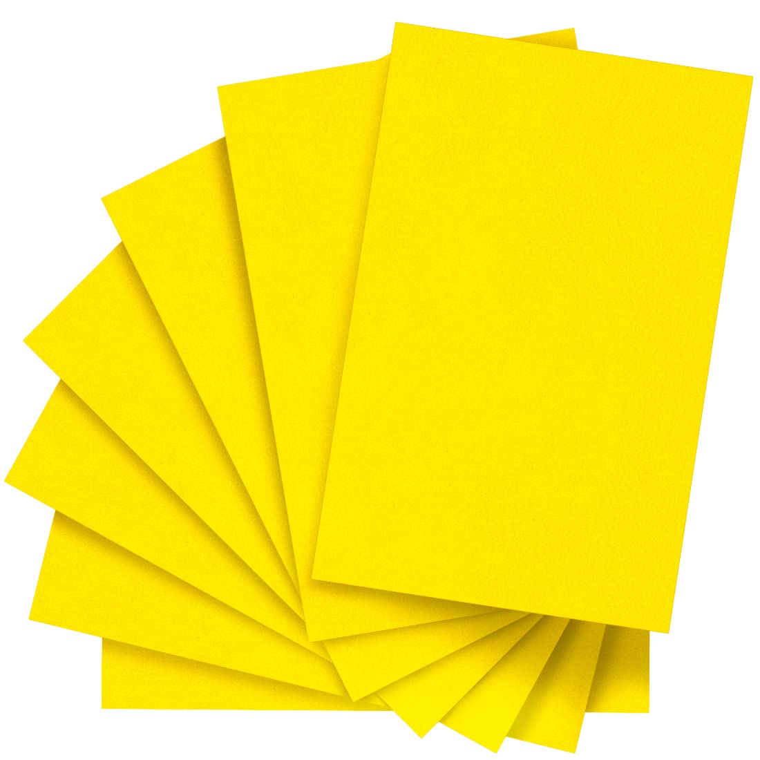 IOOLEEM Yellow Felt Sheets, 30pcs 7"x11.3"（Close to A4 Size - 18x28.5 cm Pre-Cut Felt Sheet for Crafts, Craft Felt Fabric Sheets, Sewing Felt Rectangle for Patchwork.