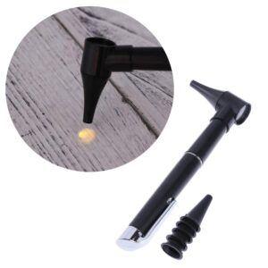 2pcs Generation Doctor Mom Ear Scope Otoscope with Light，Universal Otoscope Speculums Otoscope with Both Adult and Pediatric Disposable Specula Tips Ear Infection Detector