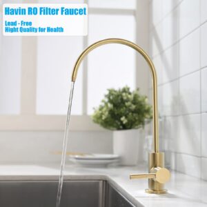 601&SS601 Gold Kitchen Faucet with Pull Down Sprayer and Gold Drinking Water Faucet