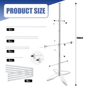 Hockey Equipment Dryer Rack Metal Hockey Equipment Gear Hockey Equipment Dryer Gear Holder Sports Tree Dryer Stand Deluxe Model Gear Drying Rack for Boys Hockey Football Lacrosse 55 x 21 Inch (1 Pack)