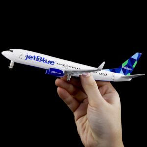 Busyflies 1:300 Scale Jetblue 737 Airplane Models Alloy Diecast Airplane Model