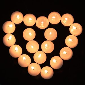 20 Pcs Floating Candles Centerpieces, 1.5 Inch Unscented Floating Candles Small Decoration, Floating Candles Vases for Valentine's Day, Thanksgiving, Wedding, Holiday, Parties and Home Decor