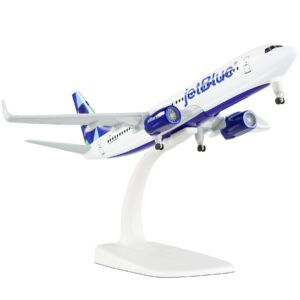 busyflies 1:300 scale jetblue 737 airplane models alloy diecast airplane model