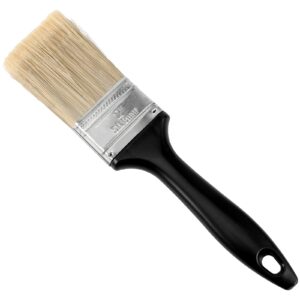 HOZEON 20 Packs 2 Inch Paint Brushes, Wall Paint Brushes, Stain Brushes Trim Paint Brushes for Wall Trim, Furniture, Fences, Deck, and DIY Paint Black