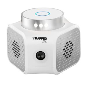 trapped - elite ultrasonic pest repeller - rodent & squirrel repellent plug-in for indoor rat control in home, attic, garage & rv - works with bats and all other annoying animals