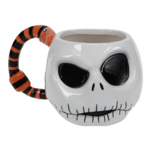 paladone |disney's nightmare before christmas jack skellington ceramic coffee mug | officially licensed disney merchandise | collectors item | novelty gifts | drinkware