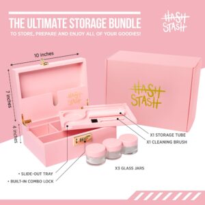 HASHSTASH - The OG Storage Box (Pink/Gold)