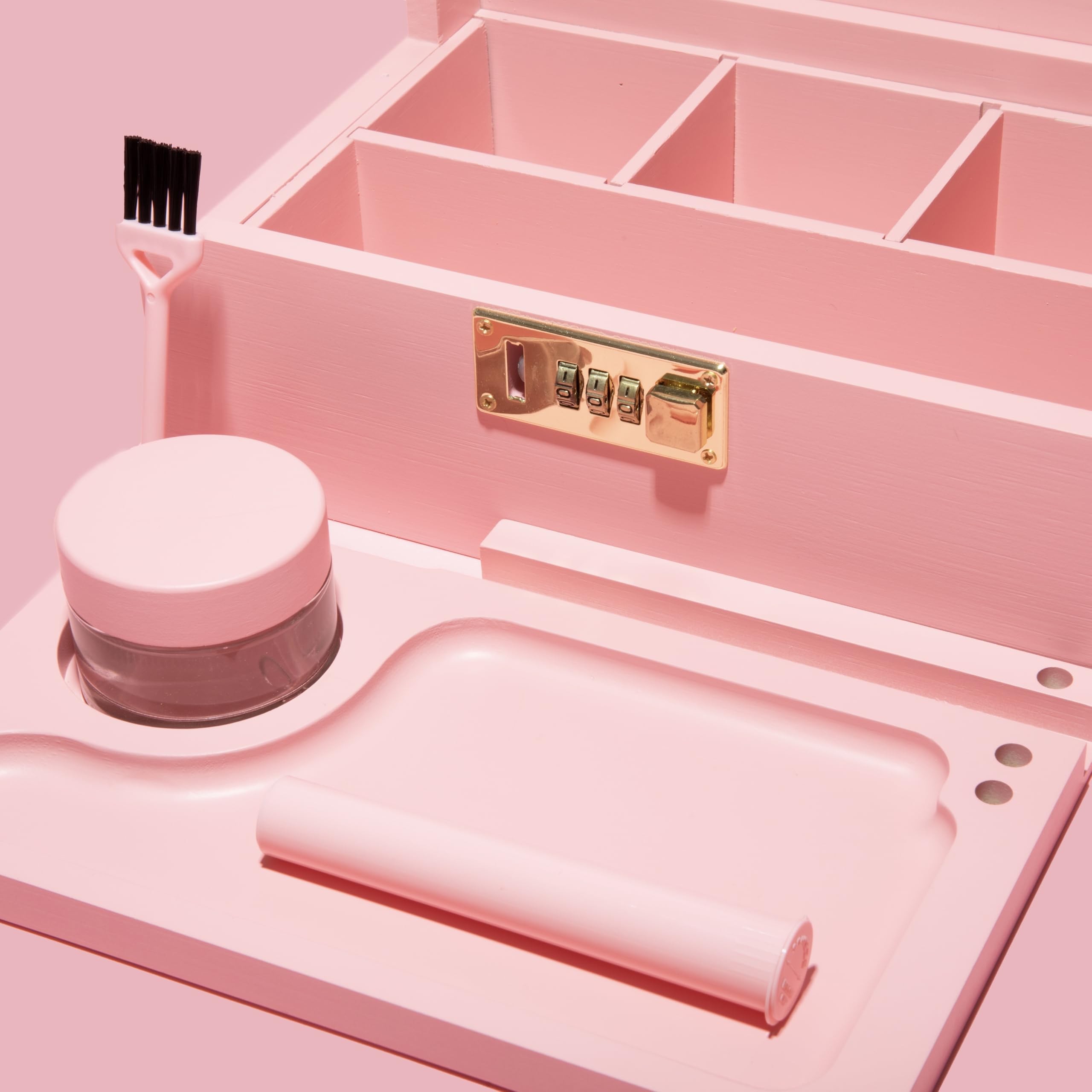 HASHSTASH - The OG Storage Box (Pink/Gold)