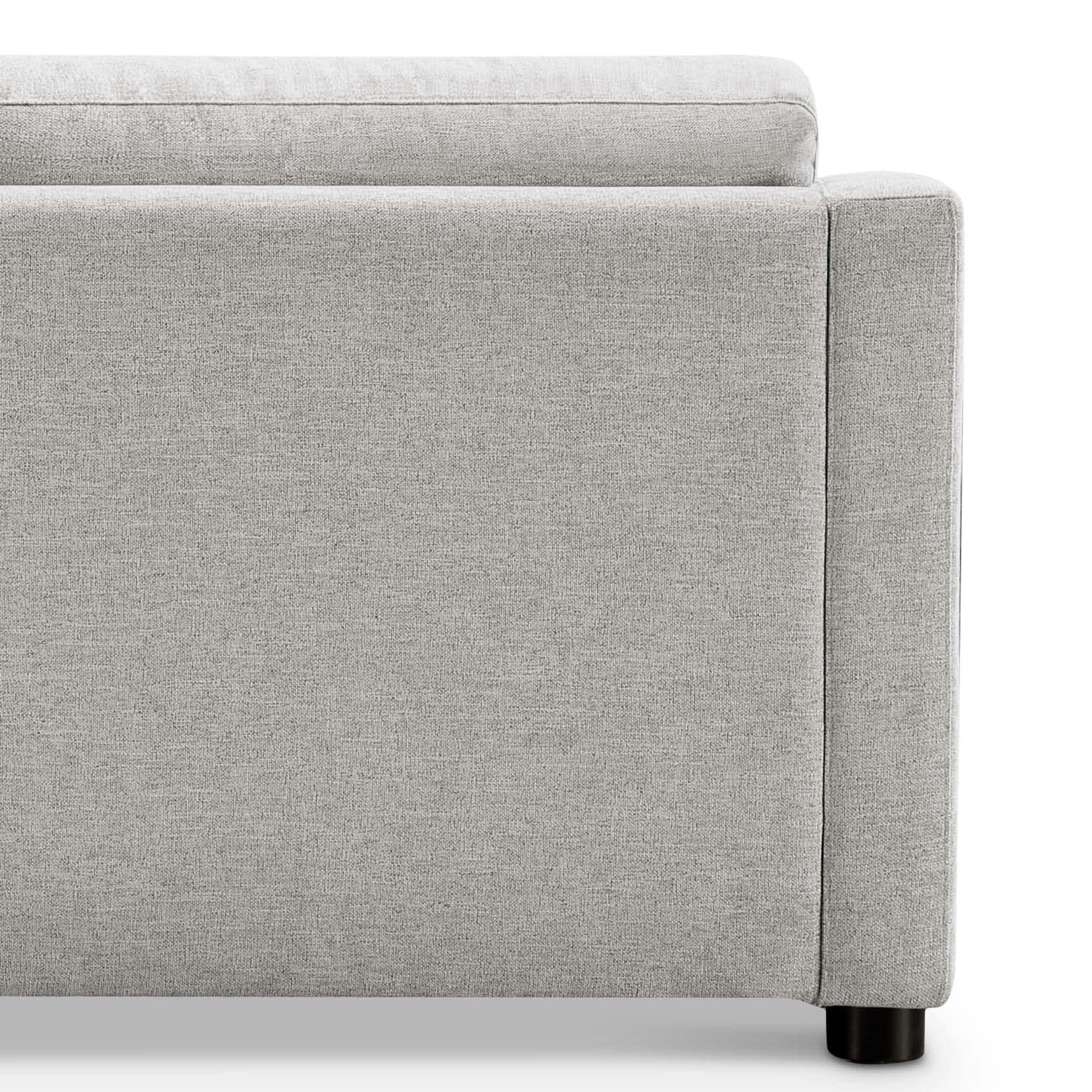 Abbyson Living Transitional Stain-Resistant Fabric Loveseat (Gray)