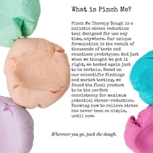 Pinch Me Therapy Dough Locket Combo - Holistic Aromatherapy Stress Relieving Putty – .3oz Clip-On Locket Scent + 3oz Dough BUMBLEBERRY