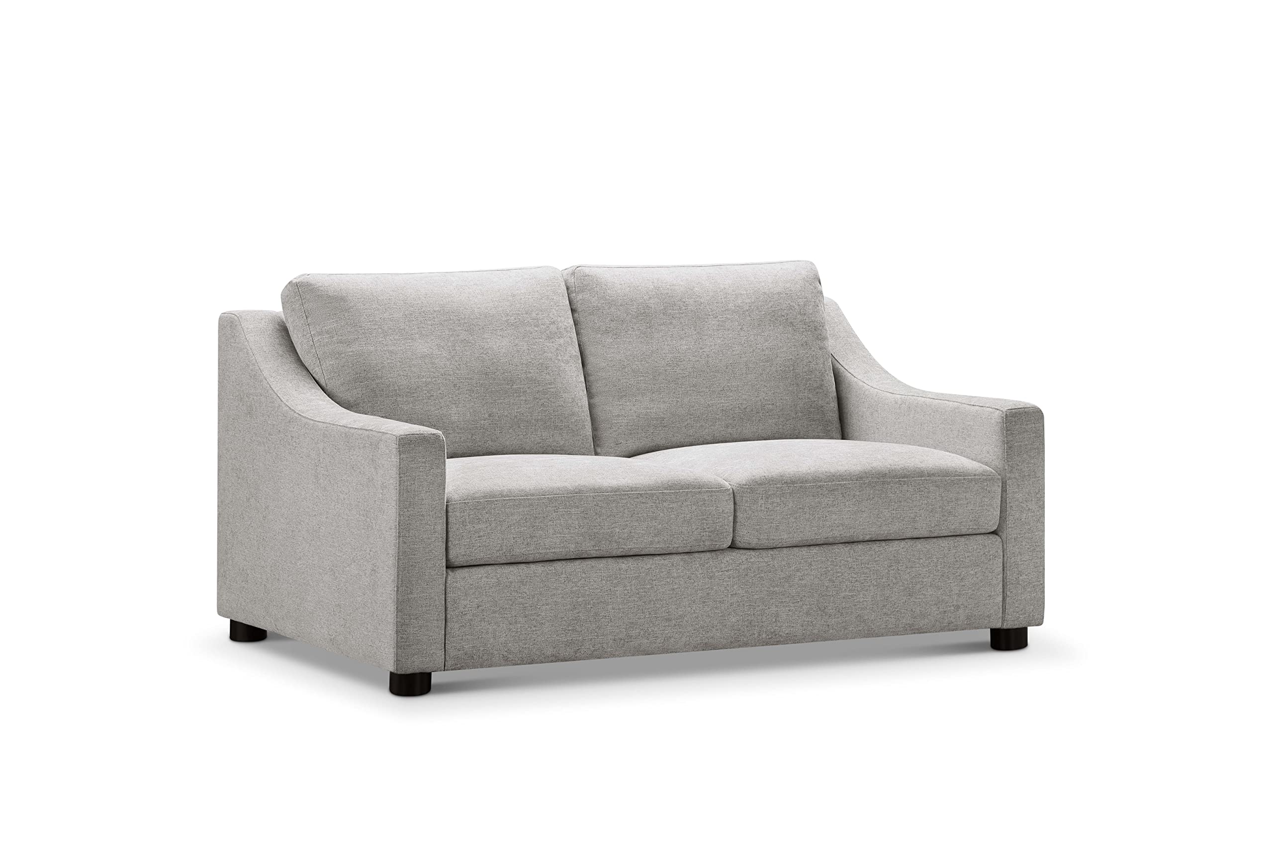 Abbyson Living Transitional Stain-Resistant Fabric Loveseat (Gray)