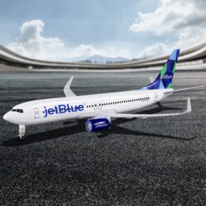 Busyflies 1:300 Scale Jetblue 737 Airplane Models Alloy Diecast Airplane Model