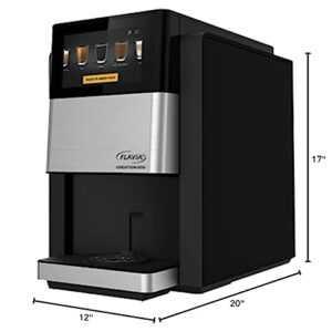 Flavia Creation 600 C600 Hot Brew Coffee Brewer Machine works Fresh Packs, black, Medium