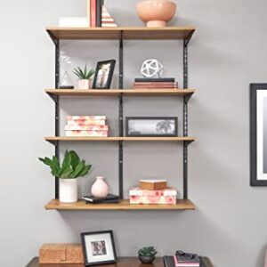 Rubbermaid 12"x24" Decorative Board, Golden Oak, Adjustable Shelf, Wood for Home/Garage Storage/Shelving