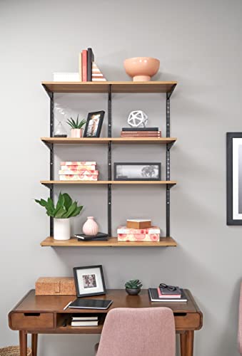 Rubbermaid 12"x24" Decorative Board, Golden Oak, Adjustable Shelf, Wood for Home/Garage Storage/Shelving