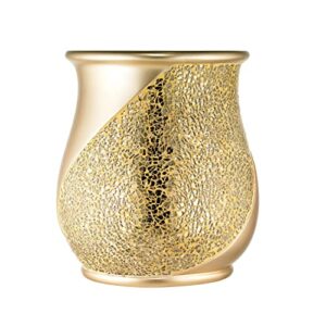 zahari home sinatra waste basket beautiful designs bathroom bedroom living room decor, champagne