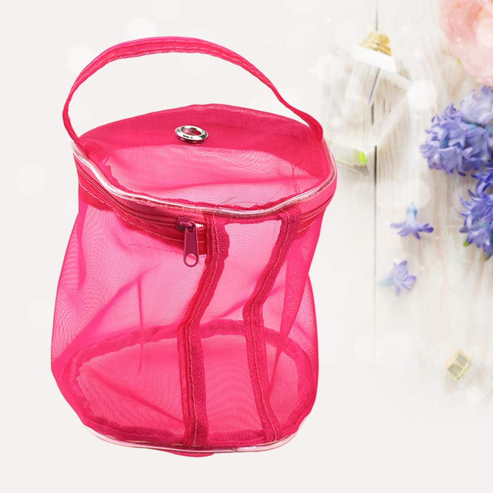 Ciieeo Portable Knitting Yarn Balls Accessories Storage Tote Bags Knitting Bag Yarn Mesh Container Empty Yarn Basket Mesh Storage Bag Knitting Yarn Bag Yarn Tote Crochet Organizer Travel