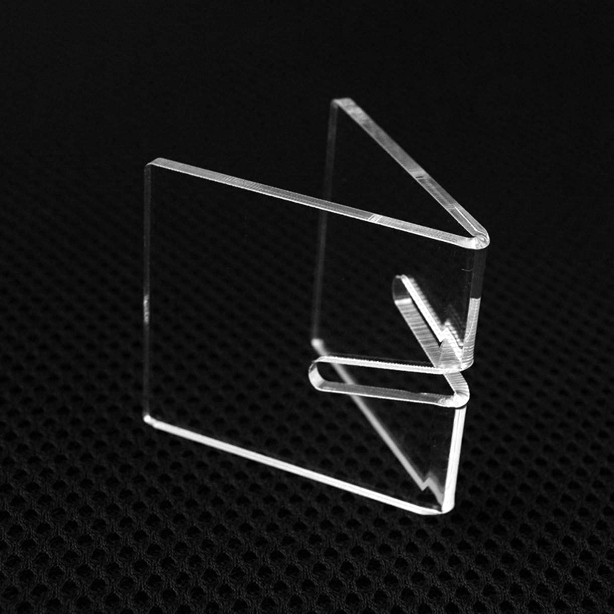 10PCS Clear Acrylic Knife Blade Display Stand Holders Folding Knife Display Stand Holder Pocket Knives Showcase