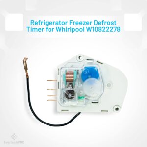 EvertechPRO Refrigerator Timer-Def Replacement for Whirlpool W10822278 14210016 2188372 2188376 4318057