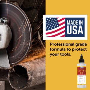 Cutting Oil for Drilling Metal & Precision Cutting - Cutting Fluid for Metal Drilling & Milling - Drill Bit Oil - Thread Cutting Oil & Tapping Fluid - Machine Cutting Fluid - Made in USA - 8oz