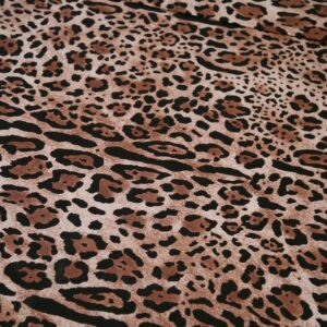 SDY 4PCS Leopard Bedding Sheets Queen Size Leopard Print Sheet Set Included 1 Fitted Sheet with 14'' Deep Pocket + 1 Top Flat Sheet + 2 Pillowcases for Kids Boys Girls (Leopard,Queen)