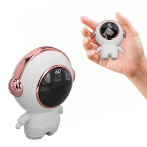 Mini Warmer, Heater Rechargeable Pocket, Portable USB Digital Fast Heating Electric for Winter, Black and White (White)