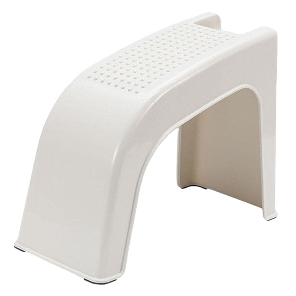 Milageto Shower Foot Rest Stand, Multifunctional Storage Shower Foot Stool, for