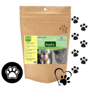 petfir pack kefir for dogs and cats supplement pets probiotic dog advanced probiotic formula for dog (50 gr)