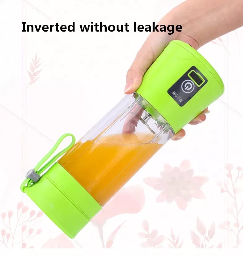 Portable Blender,Numafa Personal Size Blender Juicer Cup, shakes and Smoothies Blender,Handheld Fruit Machine,Blender Mixer Home (green)