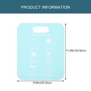 Cabilock 2pcs Shirt Packing Board Clothes Folding Tool Garment Folding Accessories