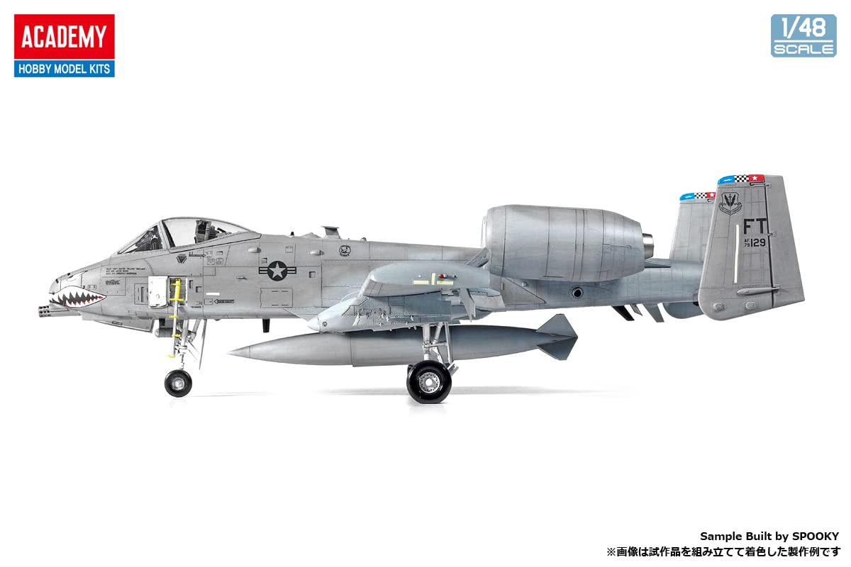 Academy 120116 492348 1/48 USAF A-10C 75Th Fs Flying Tigers, Multi-Colour