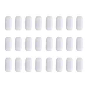 villcase magnetic stir bar set, stir plate ptfe stirrer mixer stir bar, stir rod magnetic, laboratory bar, stir plate magnet stick (25 pieces,7mm/ 0.2 inch)