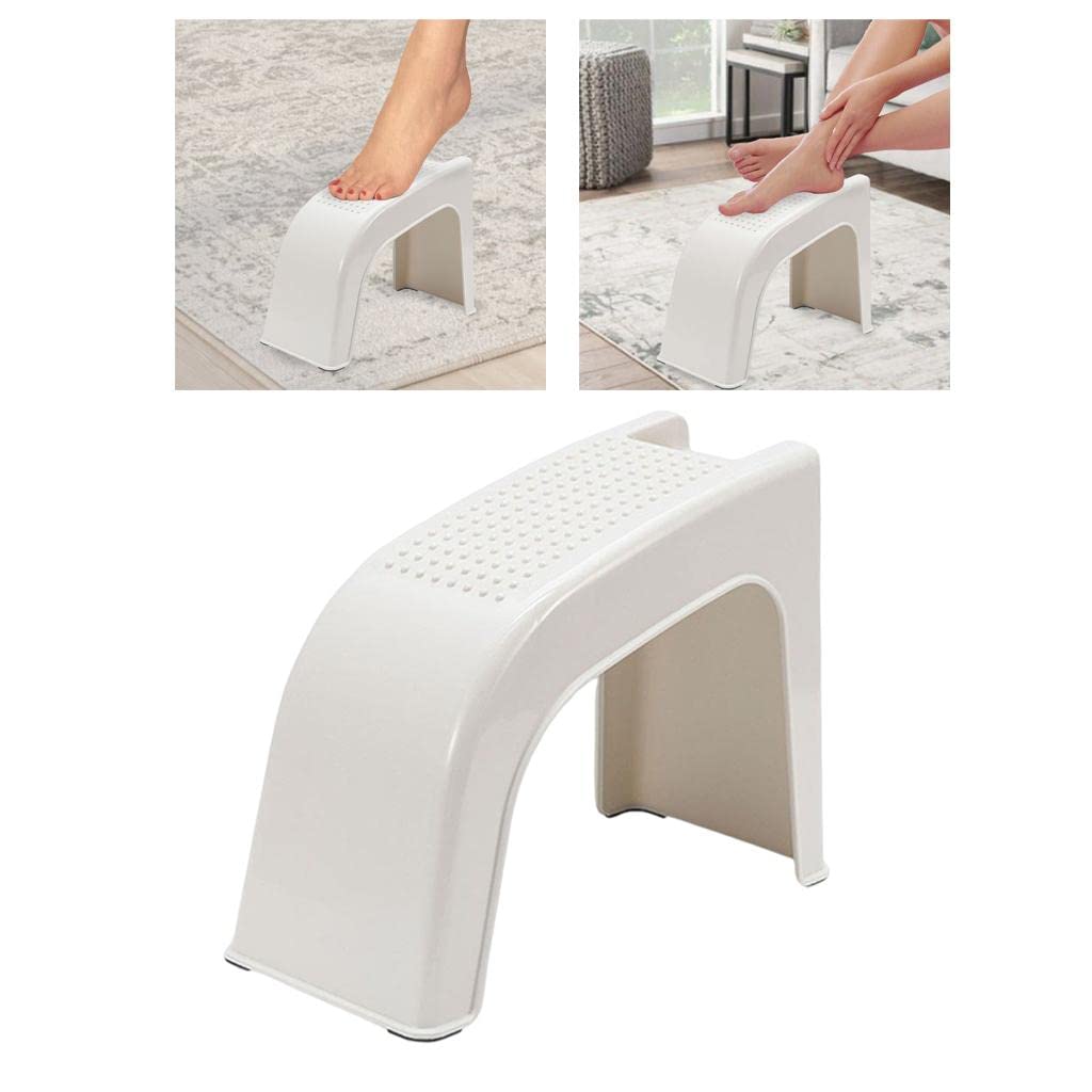 Milageto Shower Foot Rest Stand, Multifunctional Storage Shower Foot Stool, for