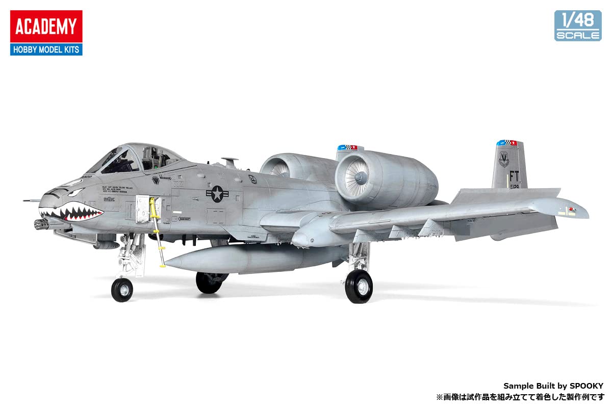 Academy 120116 492348 1/48 USAF A-10C 75Th Fs Flying Tigers, Multi-Colour