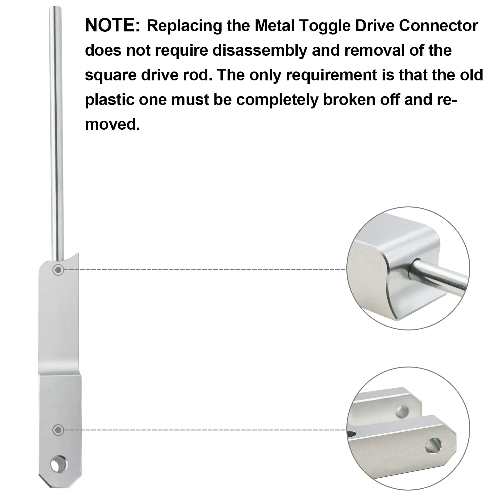 Metal Toggle Drive Connector Fits La-Z-Boy/Lazyboy Power Recliners, Fits for La-Z-Boy Power Rocker Recliners