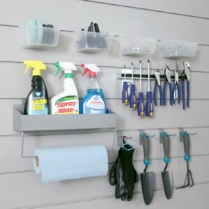 CrownWall Garage Organizer Kit - Accessories (CW10ORG-K)