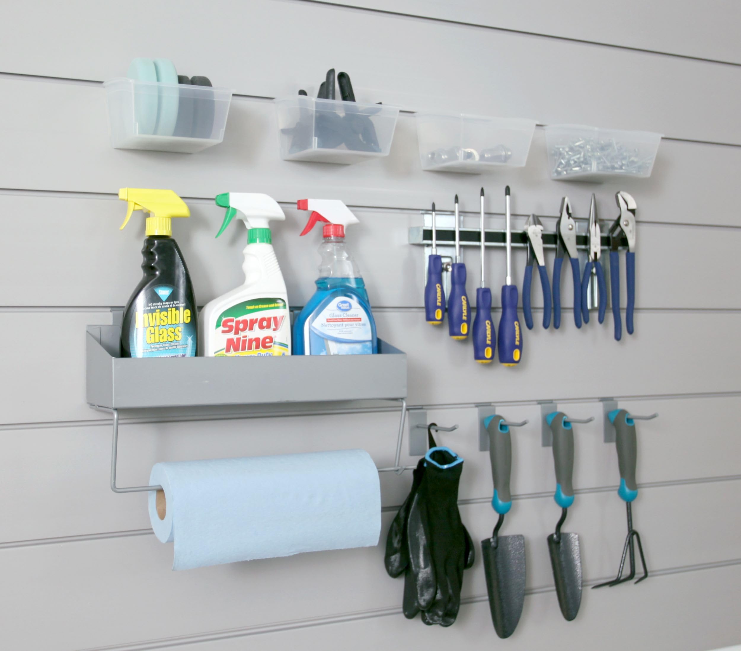 CrownWall Garage Organizer Kit - Accessories (CW10ORG-K)